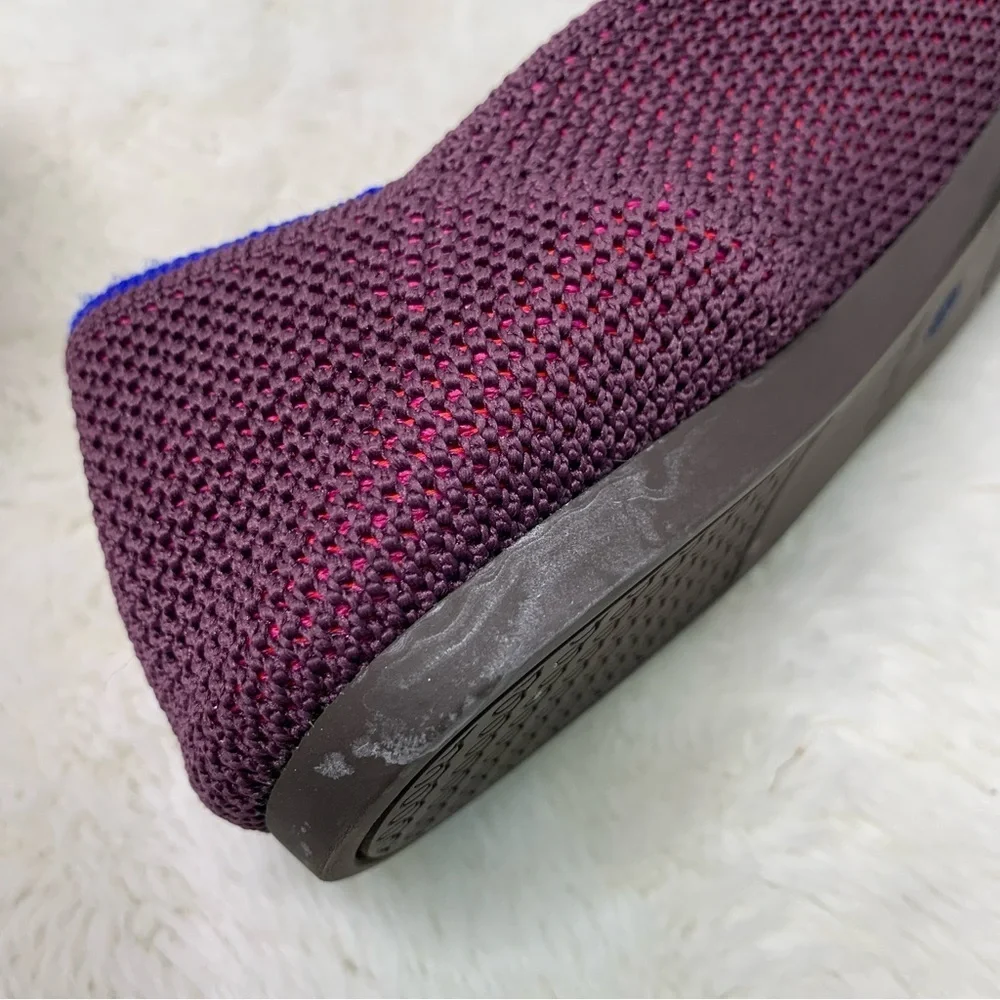 Rothy’s Women's Rare Unicorn Violet Purple The Point Flats Size 8.5 - Picture 8 of 14